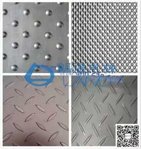 电梯防滑压花不锈钢地板